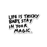 Life Is Tricky Baby Sticker