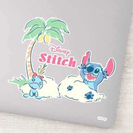 Lilo Stitch Ohana Means Family Sticker