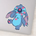 Lilo Stitch Stitch Covered In Kisses Sticker