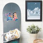 Lilo Stitchs Lilo And Stitch Eating Ice Cream Sticker