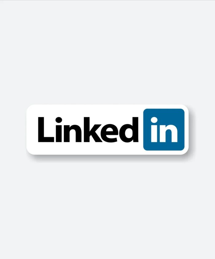 LinkedIn Name Logo Sticker