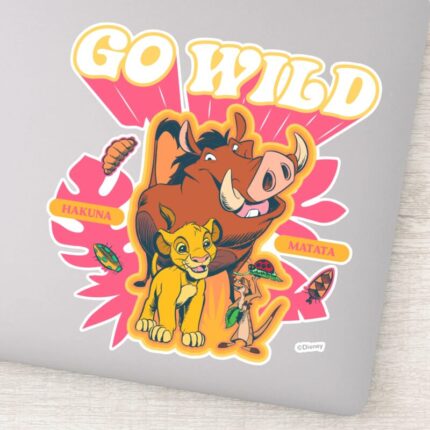 Lion King Hakuna Matata Go Wild Sticker