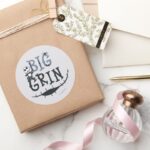 Little Jack Skellington Big Grin Classic Round Sticker