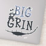 Little Jack Skellington Big Grin Sticker