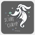 Little Zero Scare Champ Square Sticker