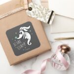 Little Zero Scare Champ Square Sticker