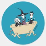 Lock Shock Barrel Classic Round Sticker