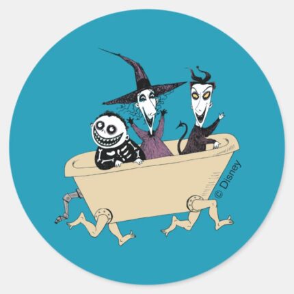 Lock Shock Barrel Classic Round Sticker