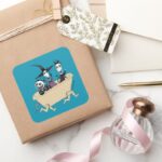 Lock Shock Barrel Square Sticker