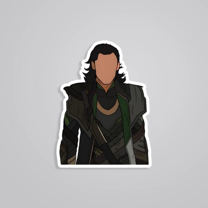Loki Minimalist Movies Stickers