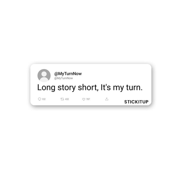 Long Story Short Sticker