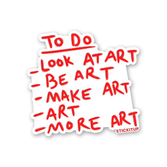 Look At Art Sticker