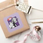 Lots O Huggin Bear Sparks Bad Toys Square Sticker