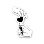 Love Burn Sticker