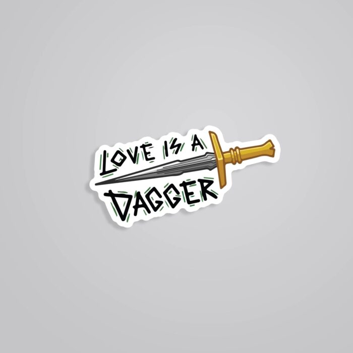 Love Is A Dagger Movies Stickers