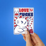 Love Sucks Sticker