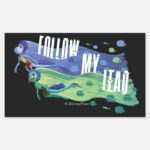Luca Alberto Luca Follow My Lead Rectangular Sticker