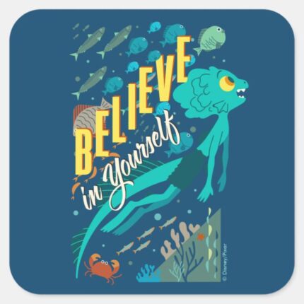 Luca Believe In Yourself Square Sticker