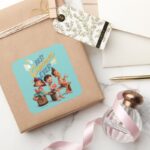 Luca Best Summer Ever Square Sticker