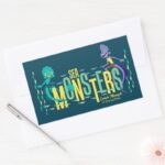 Luca Sea Monsters Comin Through Rectangular Sticker