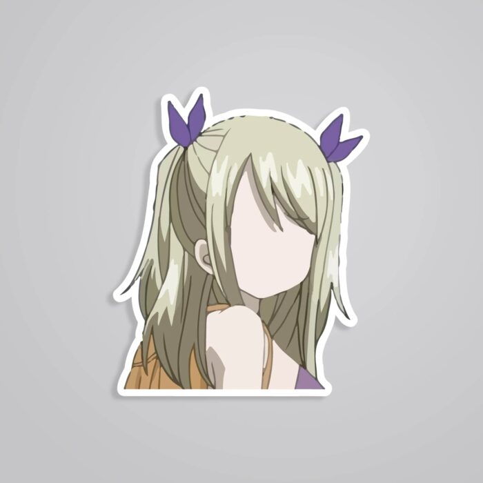 Lucy Heartfilia Minimalist Anime Stickers