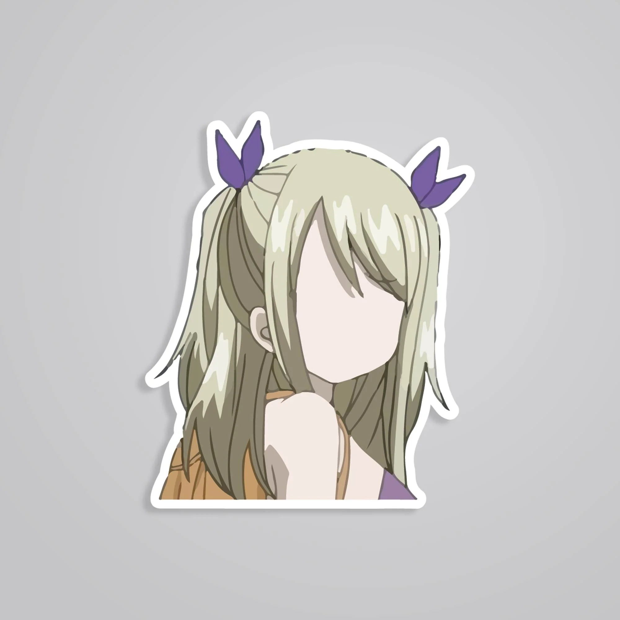 Lucy Heartfilia Minimalist Anime Stickers