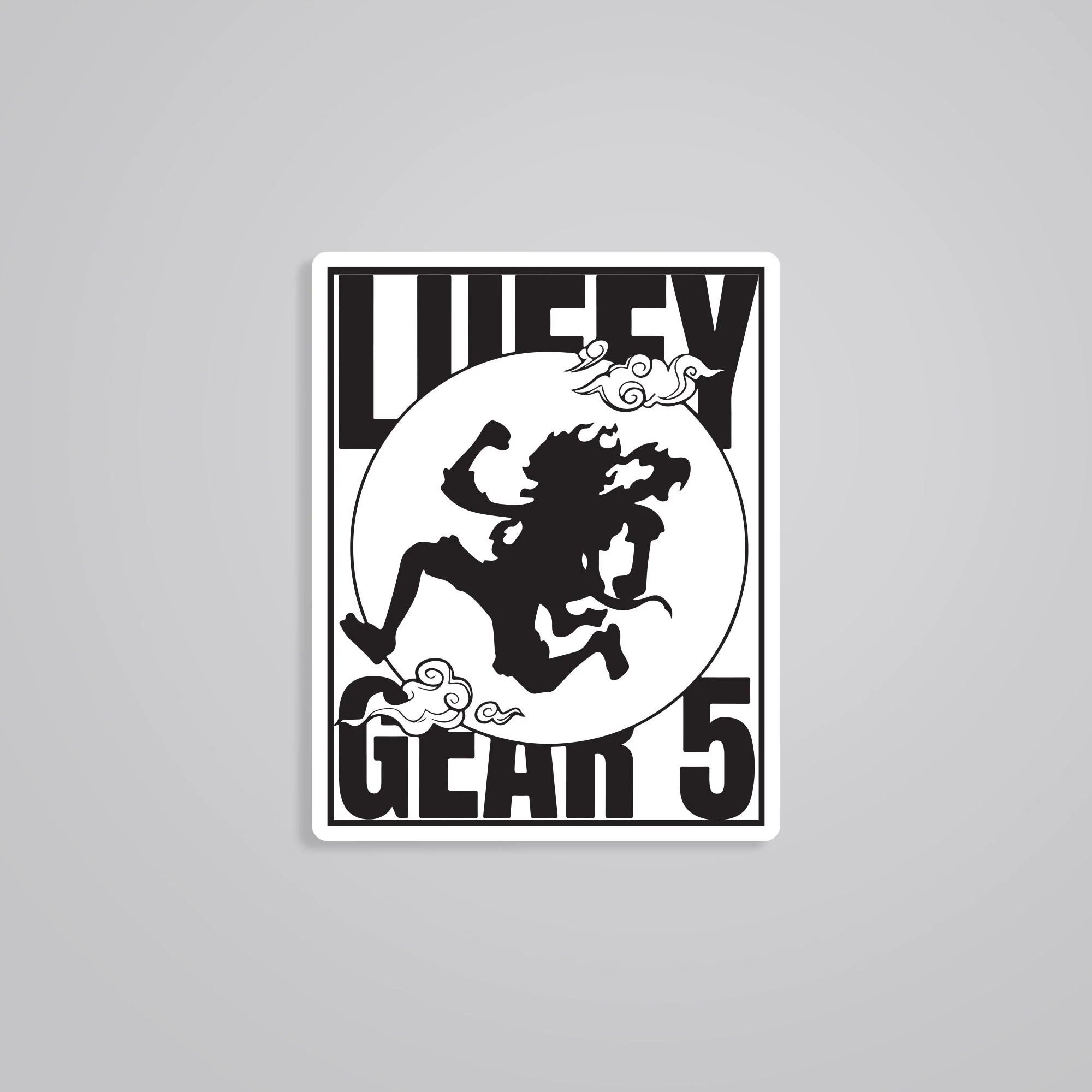 Luffy Gear 5 Anime Stickers