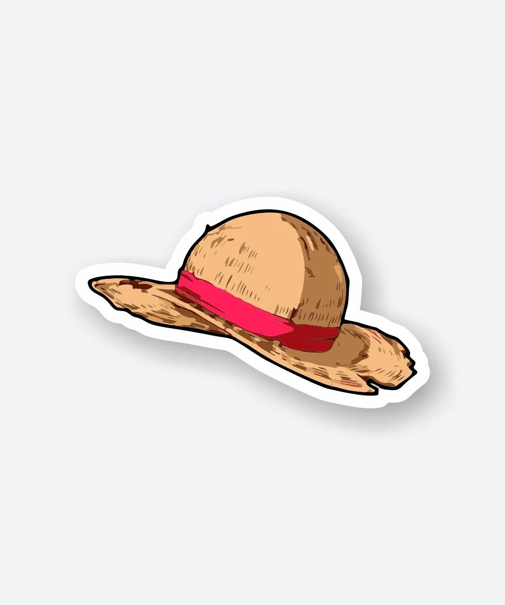 Luffy Hat Sticker