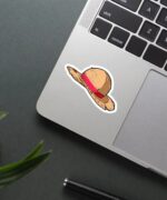 Luffy Hat Sticker