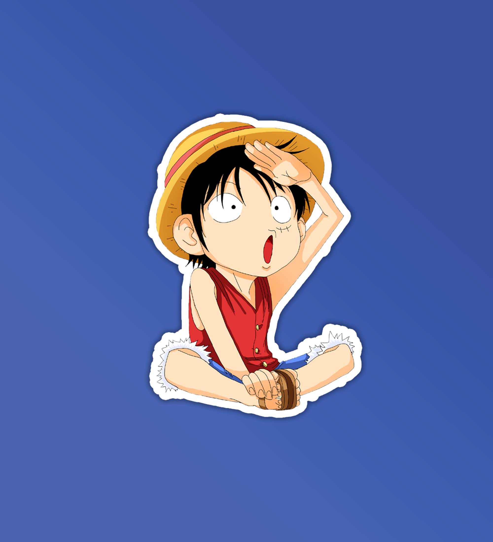 Luffy Kawaii Sticker Luffy Kawaii Sticker