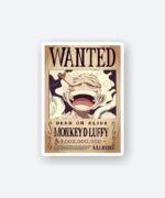 Luffy Wanted Sticker