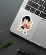 Luffy In Action Sticker