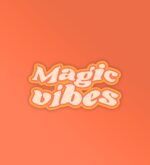 Magic Vibes   Mobile Laptop Sticker