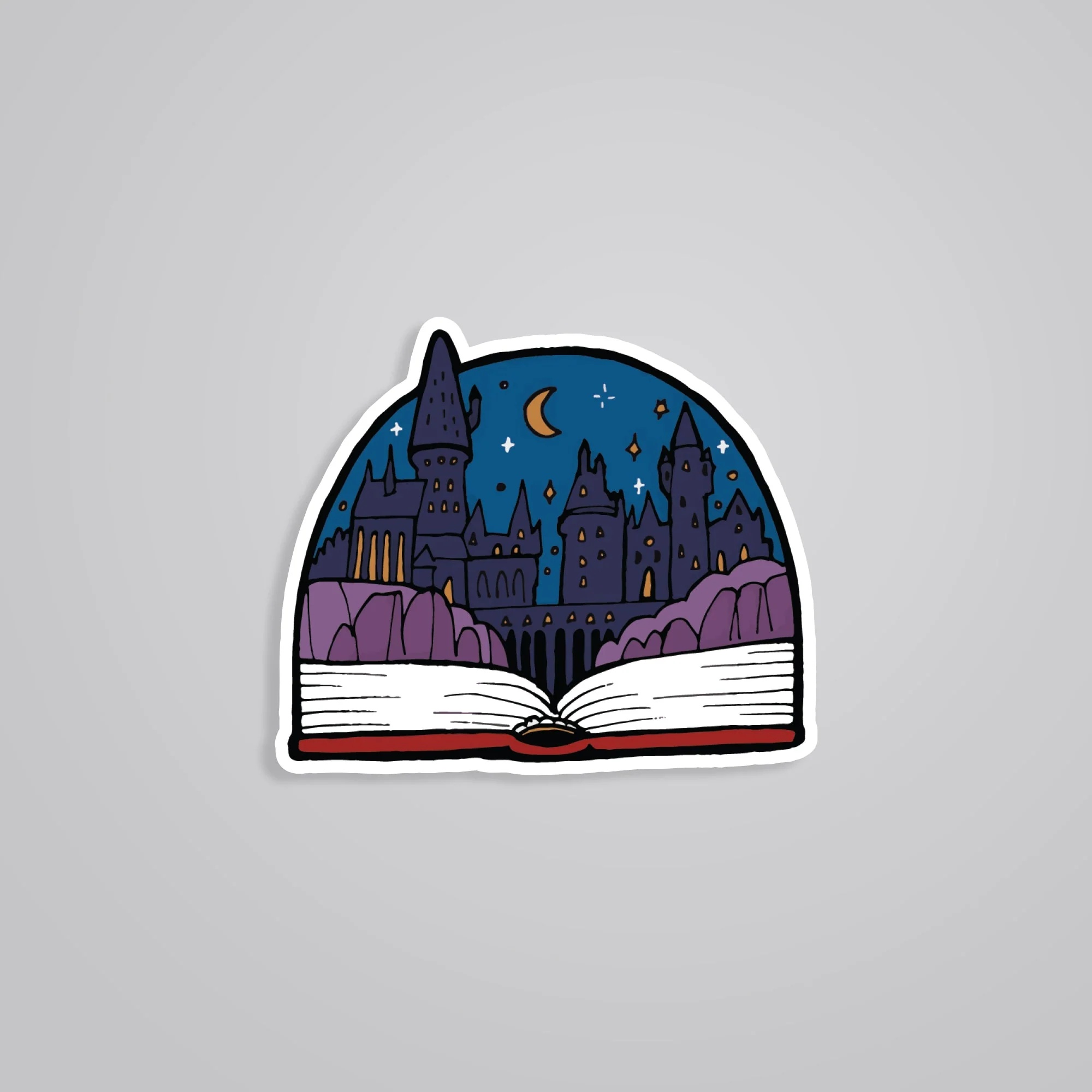 Magical World In A Book Movies Stickers