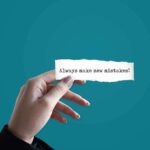 Make New Mistakes Sticker