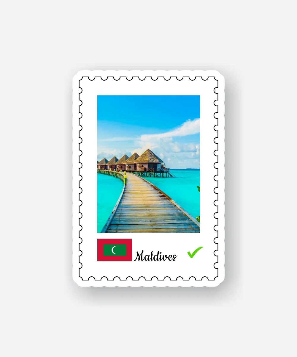 Maldives Sticker