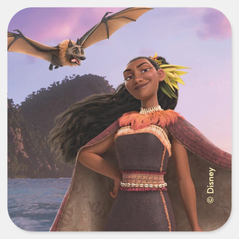 Matangi And Peka Square Sticker