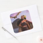 Matangi And Peka Square Sticker