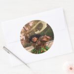 Maui Magical Hook Classic Round Sticker