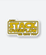 May Stack Overflow Be With You Sticker