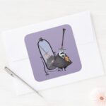 Mayor Of Halloween Town Mirror Square Sticker