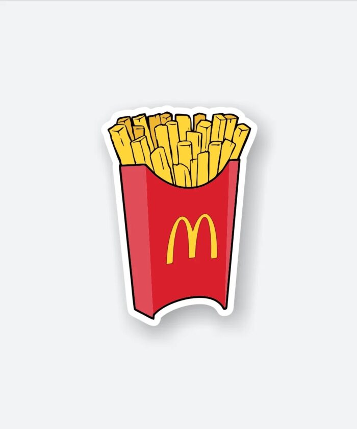 Mc Donalds Fries Sticker