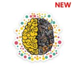 Mechanical Brain Sticker