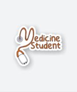 Medicine Student Sticker
