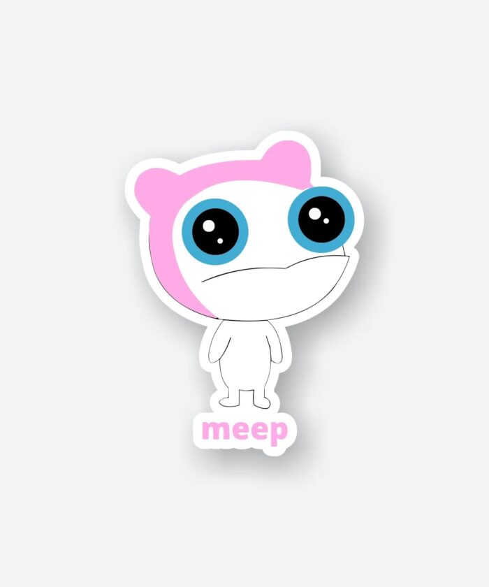 Meep Sticker