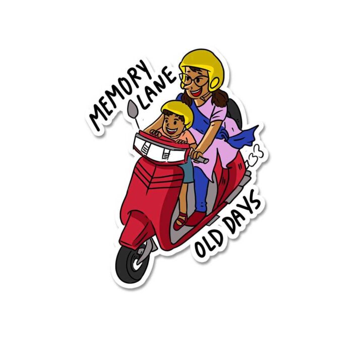 Memory Lane Sticker