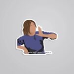 Men Are Unbelievable TV Shows Stickers