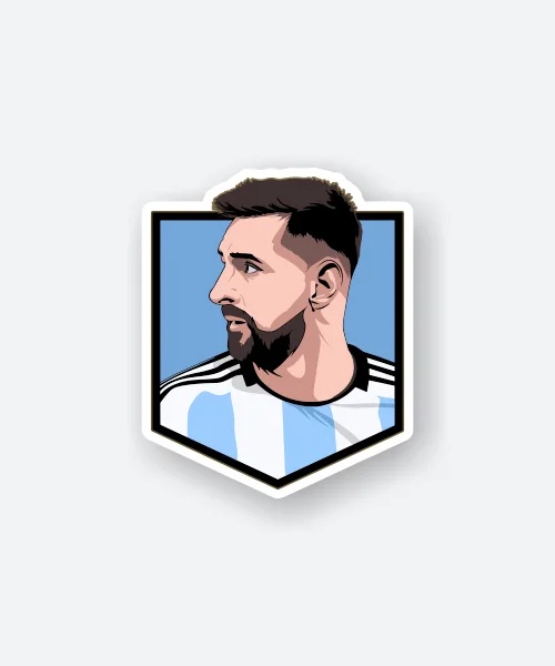 Messi Argentina Sticker
