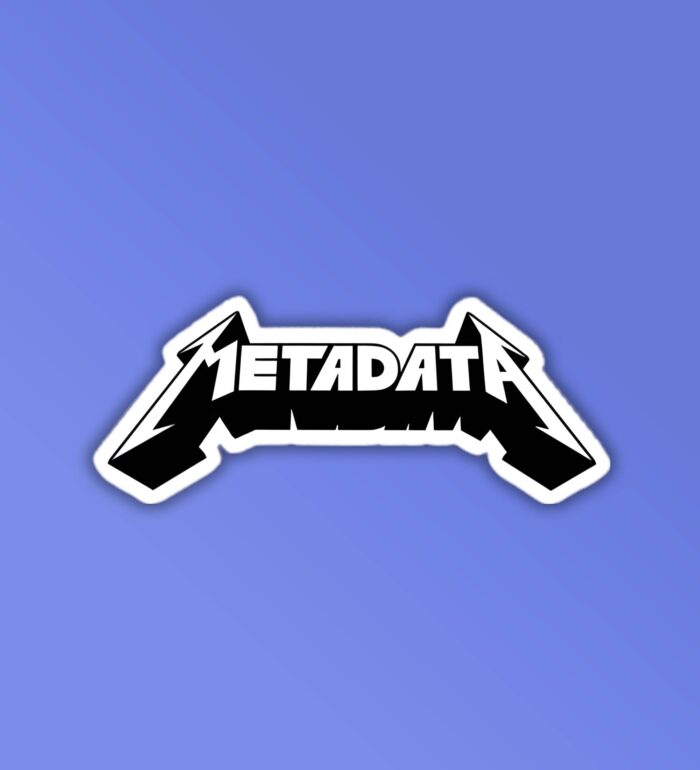Metadata Programmer Coding Sticker