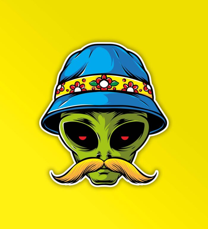 Mi Amigo Alien Sticker